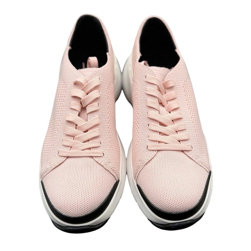 Neil Barrett AKER Men's EU 43 US 9 Blush Pink Knit‎ Low Top Designer Sneaker